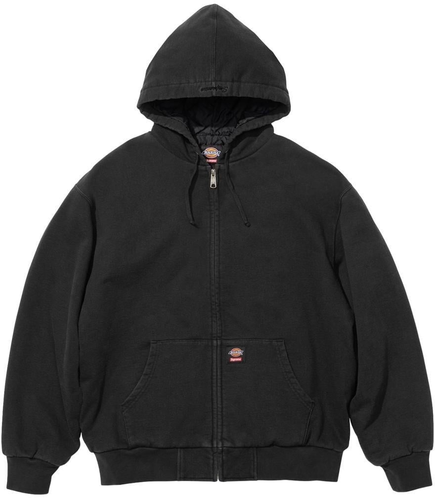 Supreme®/Dickies® Quilted Lined Zip Up Hooded Sweatshirt view 16